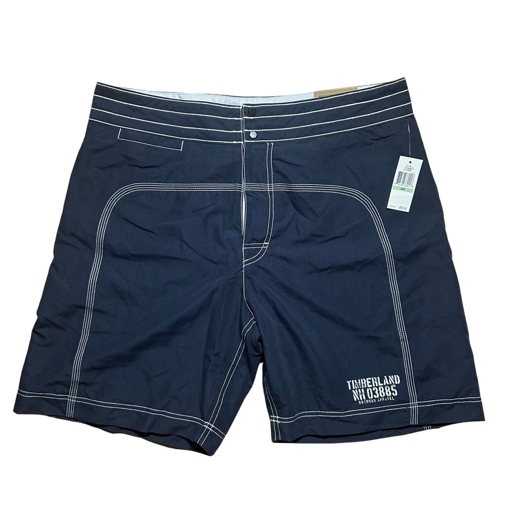 NWT Timberland Blue Board Shorts Classic Swimwear